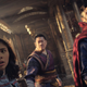 From left: Xochitl Gomez, Benedict Wong and Benedict Cumberbatch in Doctor Strange In The Multiverse Of Madness